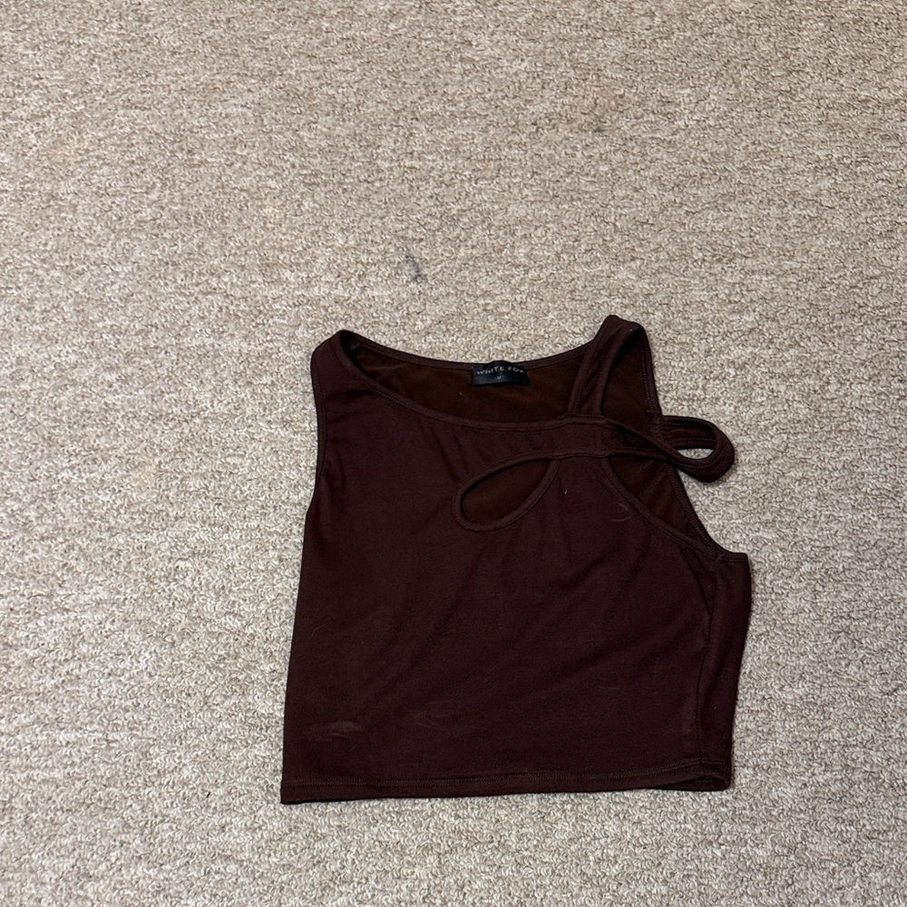 White Fox Tank Top